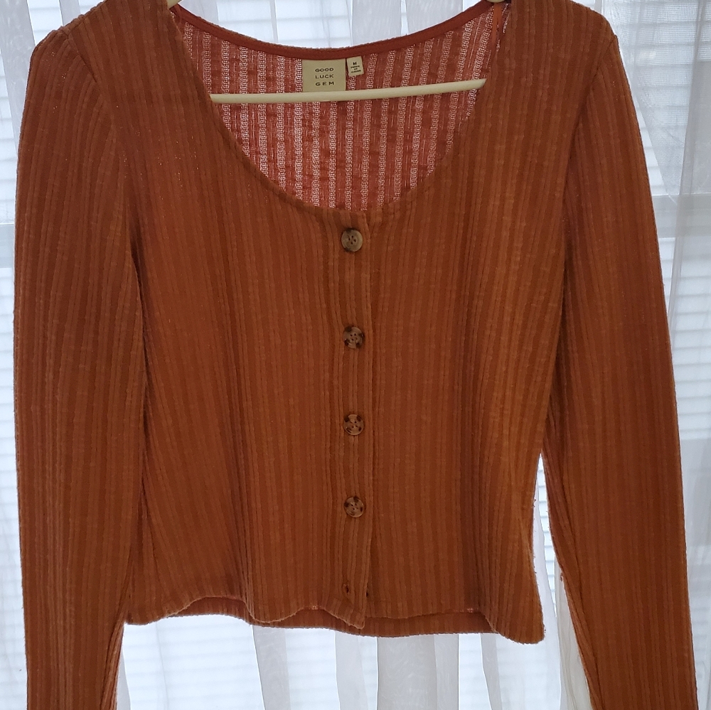 Burnt orange long sleeve